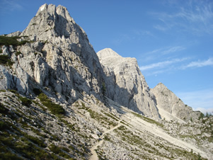 ... vista della Mala Mojstrovka ...
